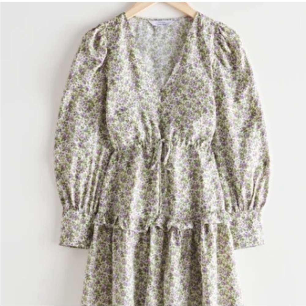 & Other Stories Floral Mini Dress